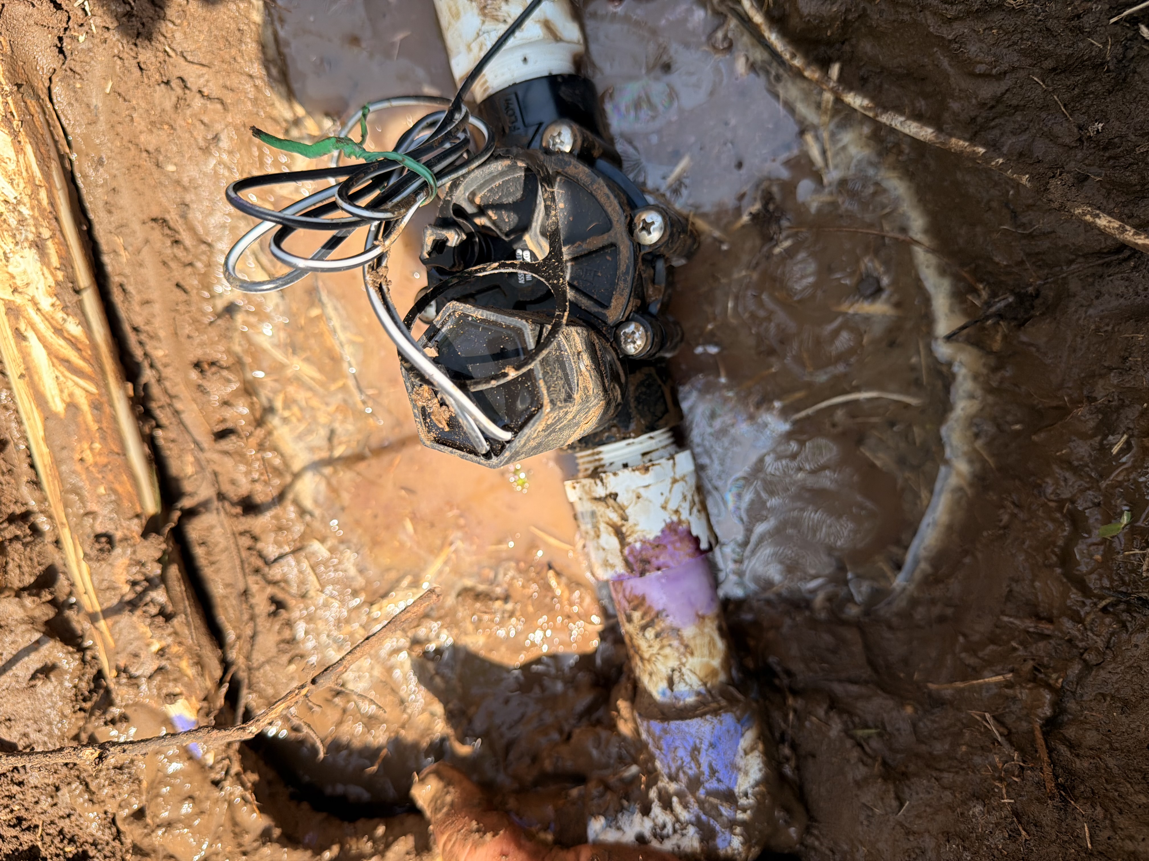 Irrigation services by Muro's Landscape in Granbury Fort Worth TX